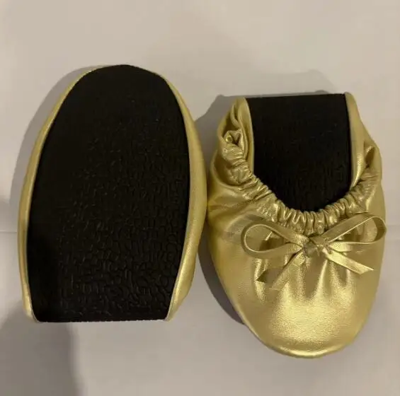 Cheap wedding gift Custom Printing logo women roll up shoes for vending machine