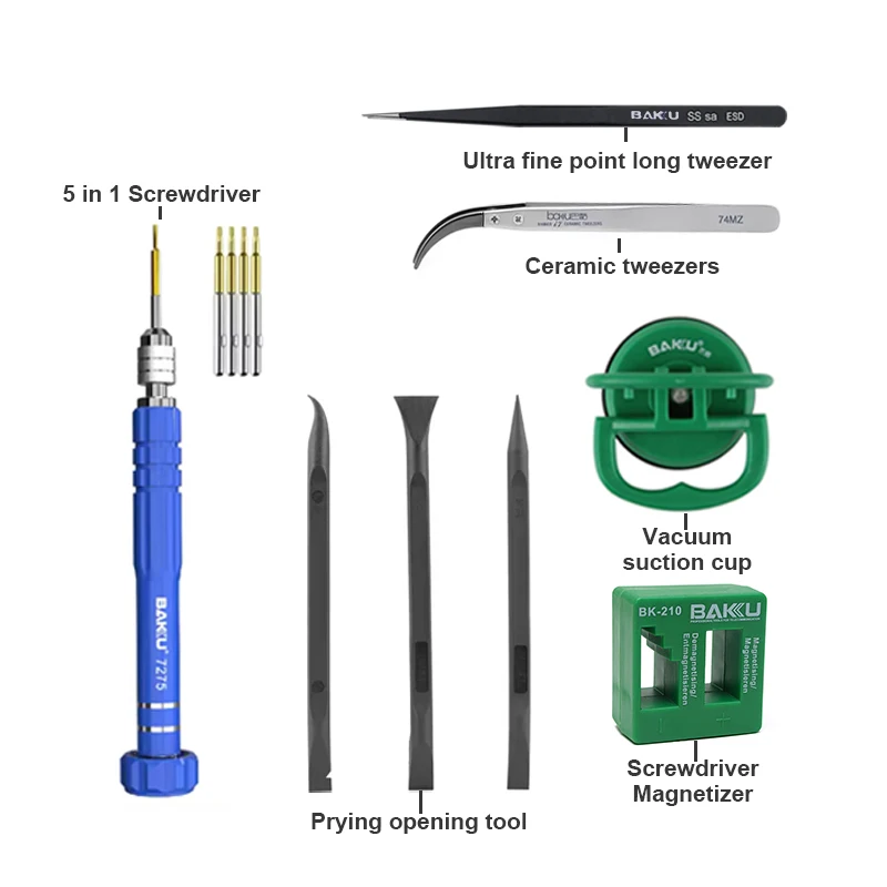 Repairing Screwdriver Sets Torx Insulated Kit For Electronics Eyeglass