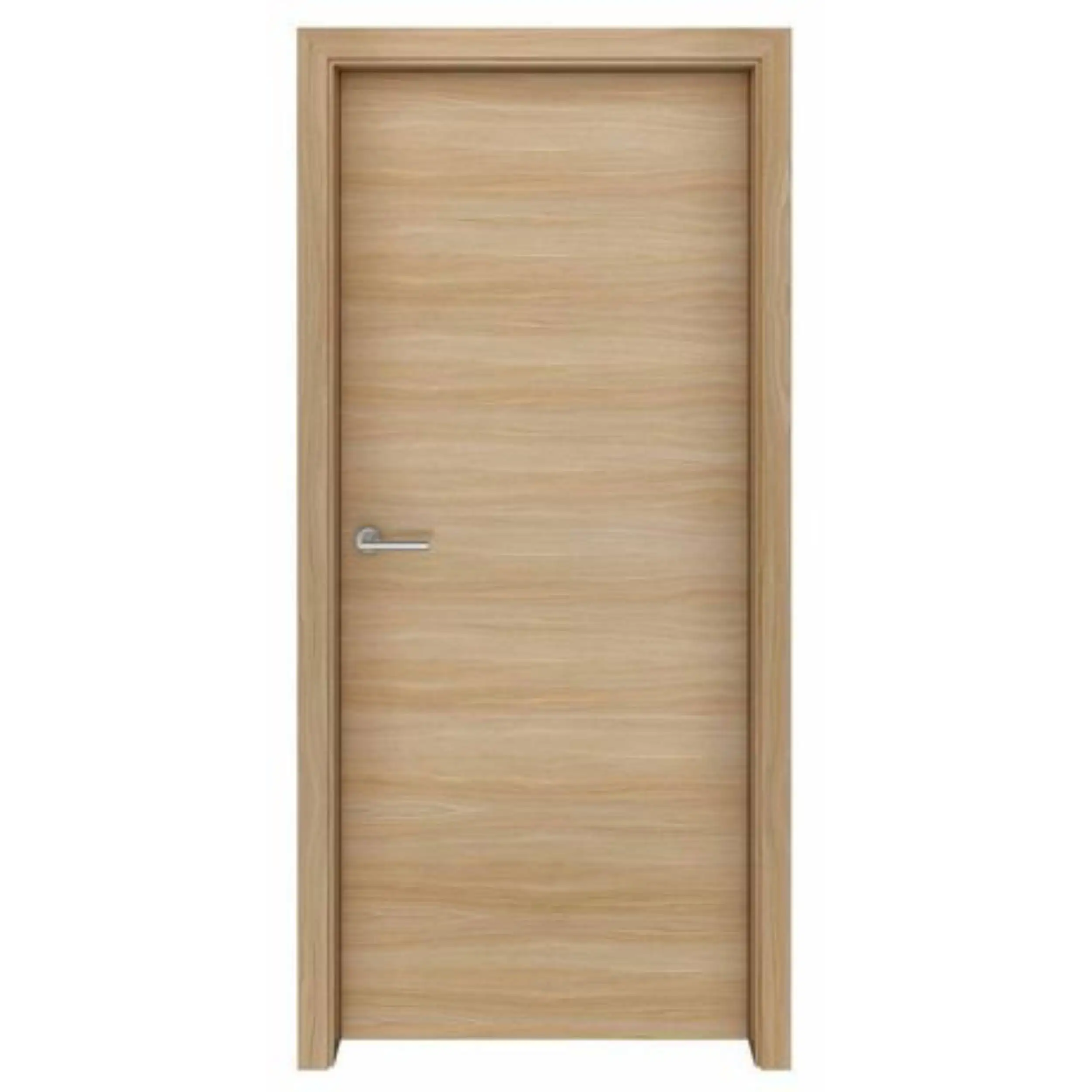 Pre-hung White Oak Wood Panel Fire Rated Flush Doors for Houses Interior