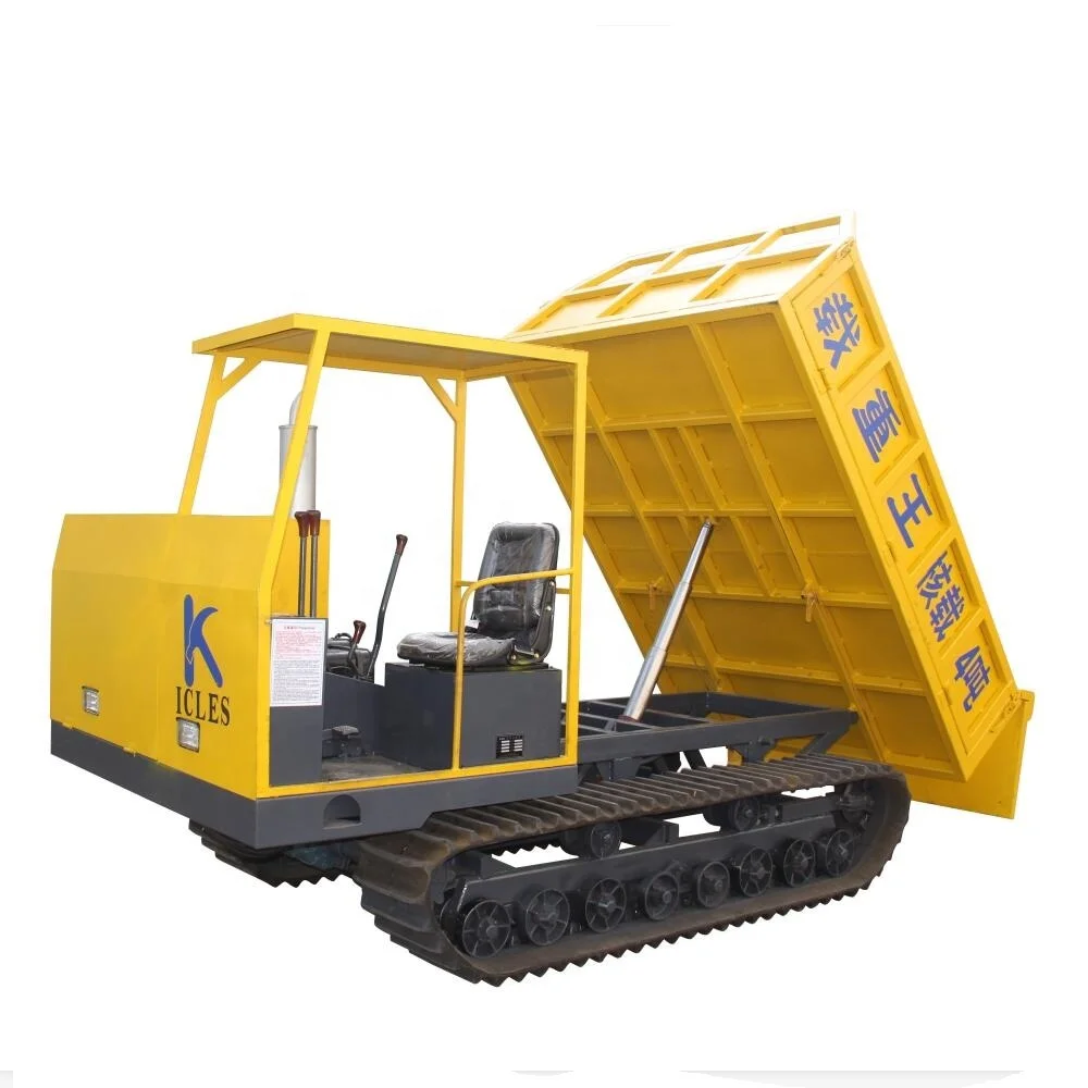 Agriculture use 4 tons mini rubber track crawler dump tractor for sale