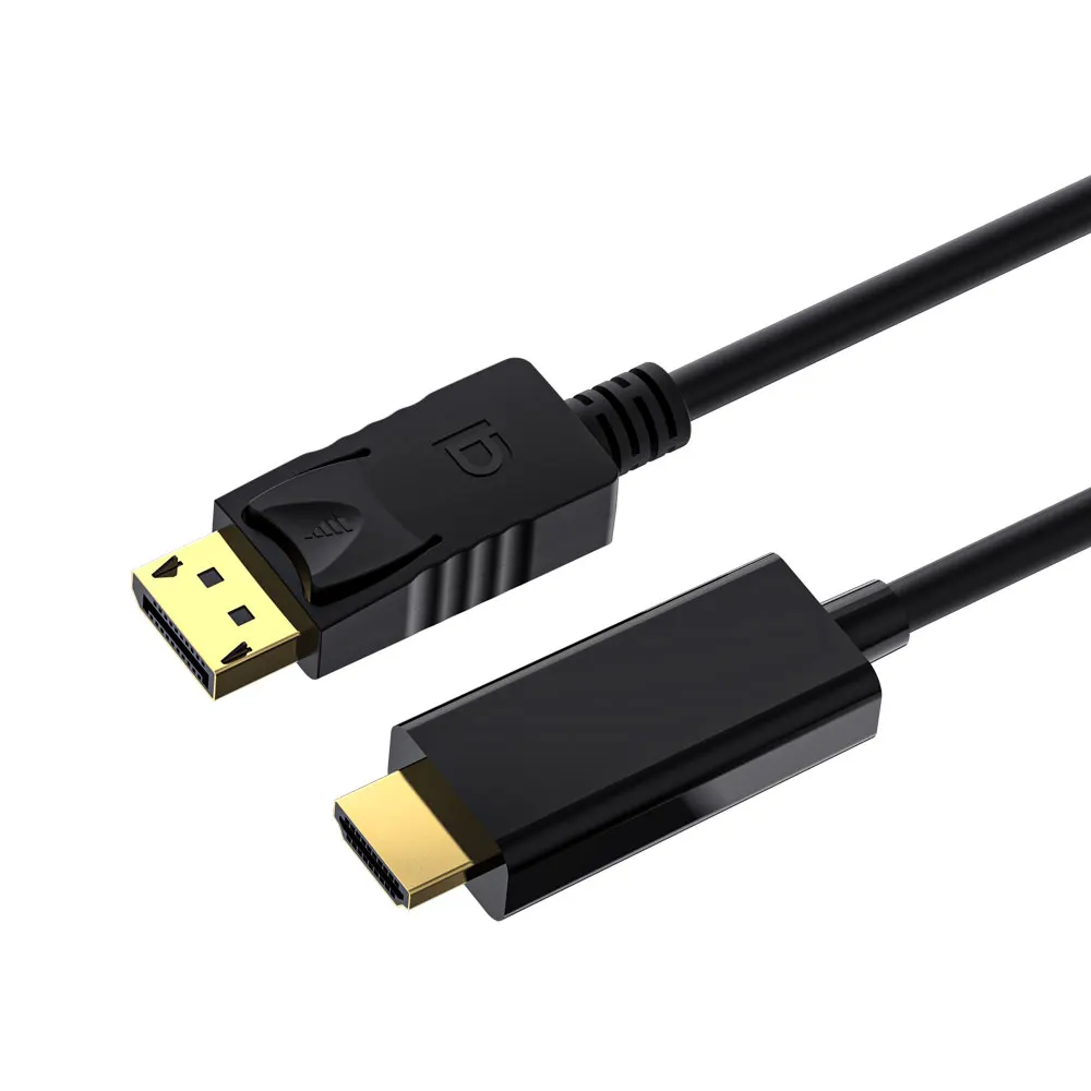 Gold Plated DisplayPort To HDMI Cable  1m 1.5m 3m 5m DP To HDMI Male To Male Cable