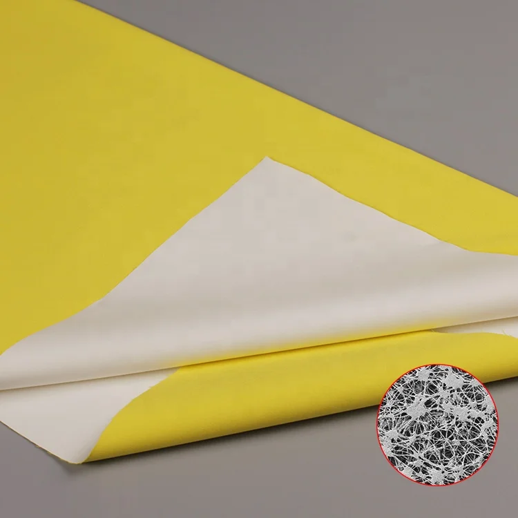 DENTIK  Waterproof polyester 75D With ptfe membrane Coated Fabric For outdoor jacket, RET below 5