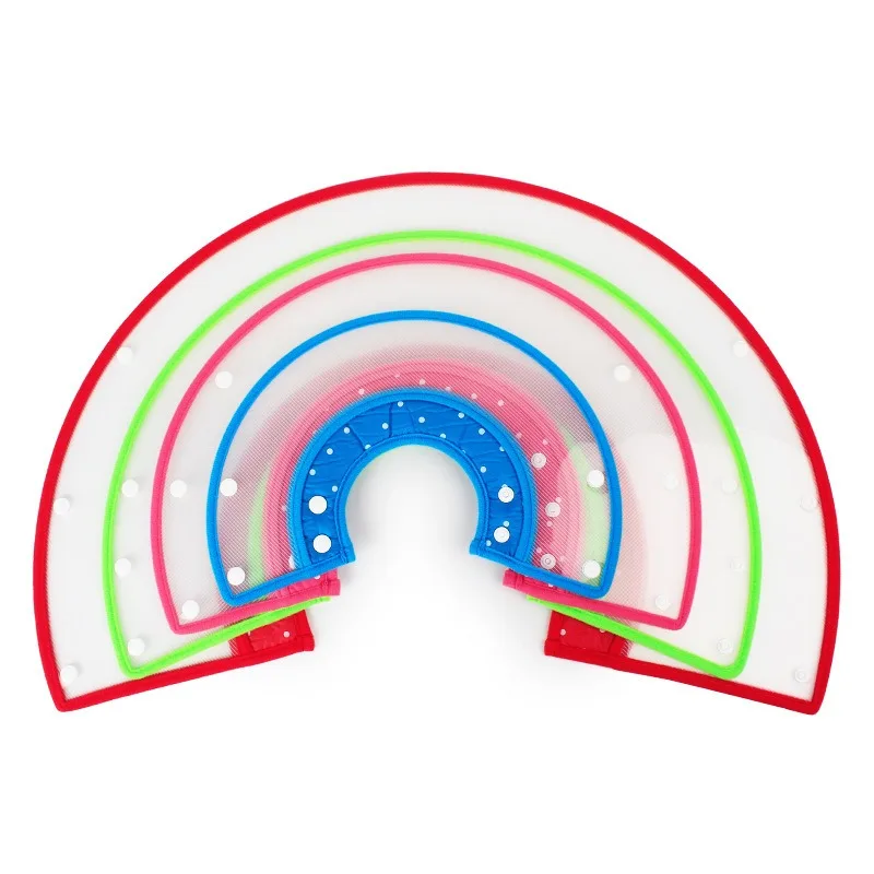 High Quality Transparent Visible Circle Adjustable Dog Neck  Elizabeth Collar For Pet Skin Disease