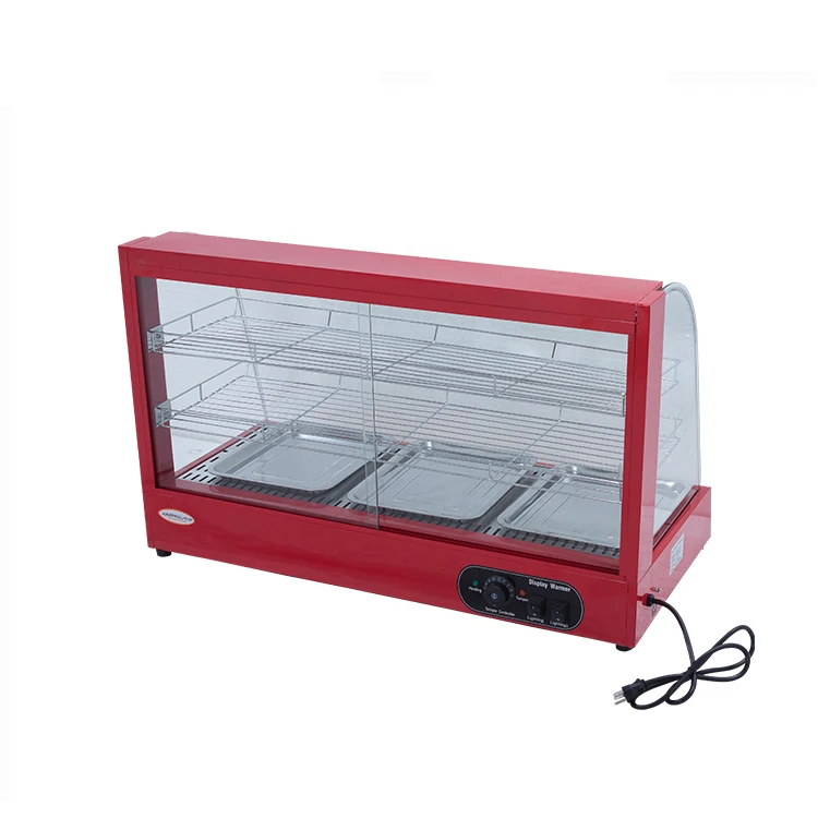 ZSG-10-3 Large Size 3 Layers Red Commercial Electric Hot Food Display Warmer