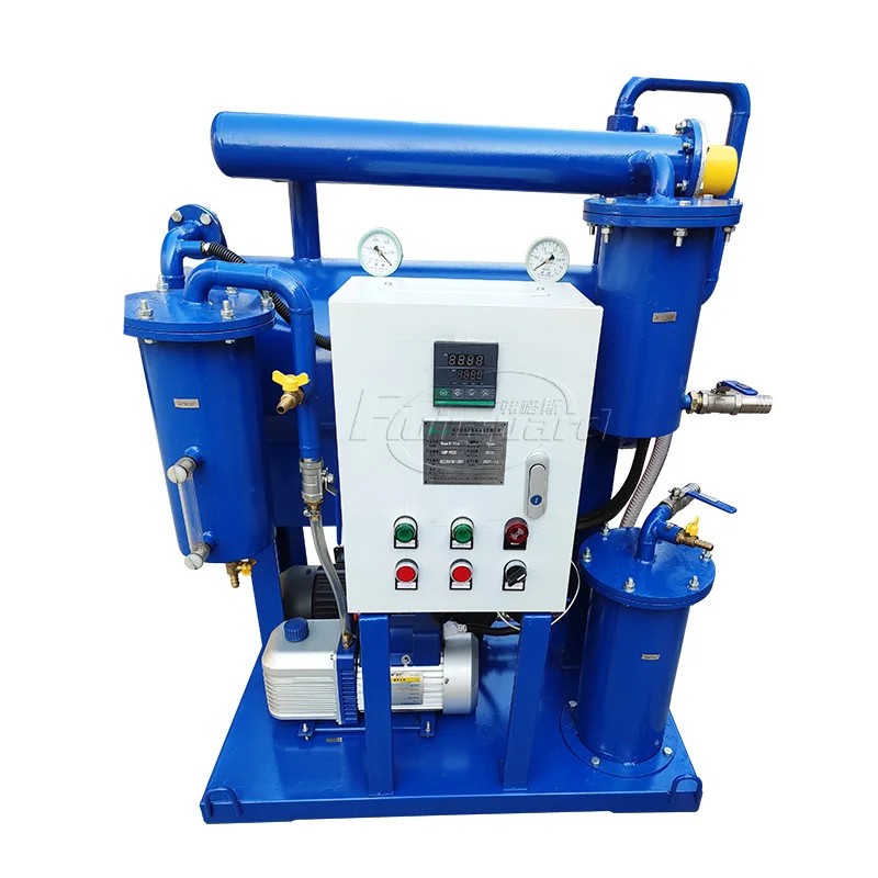 Easy operation factory mobile vacuum steam turbine lube oil purifier