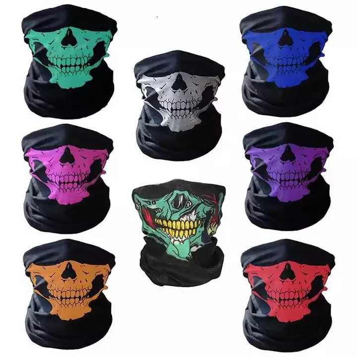 New Skull Face Mask Outdoor Sports Ski Bike Motorcycle Scarves Neck Snood Cosplay Halloween party mask
