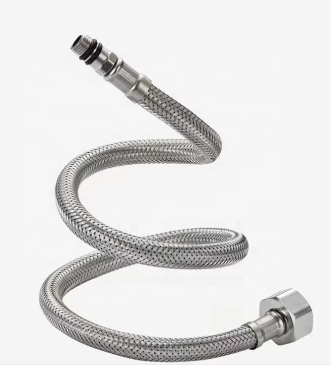 304 Stainless steel Flexible Hose Braided pipe Kitchen Sink Faucet Flexible Pipe  Plumbing Braided Hose for Mixer