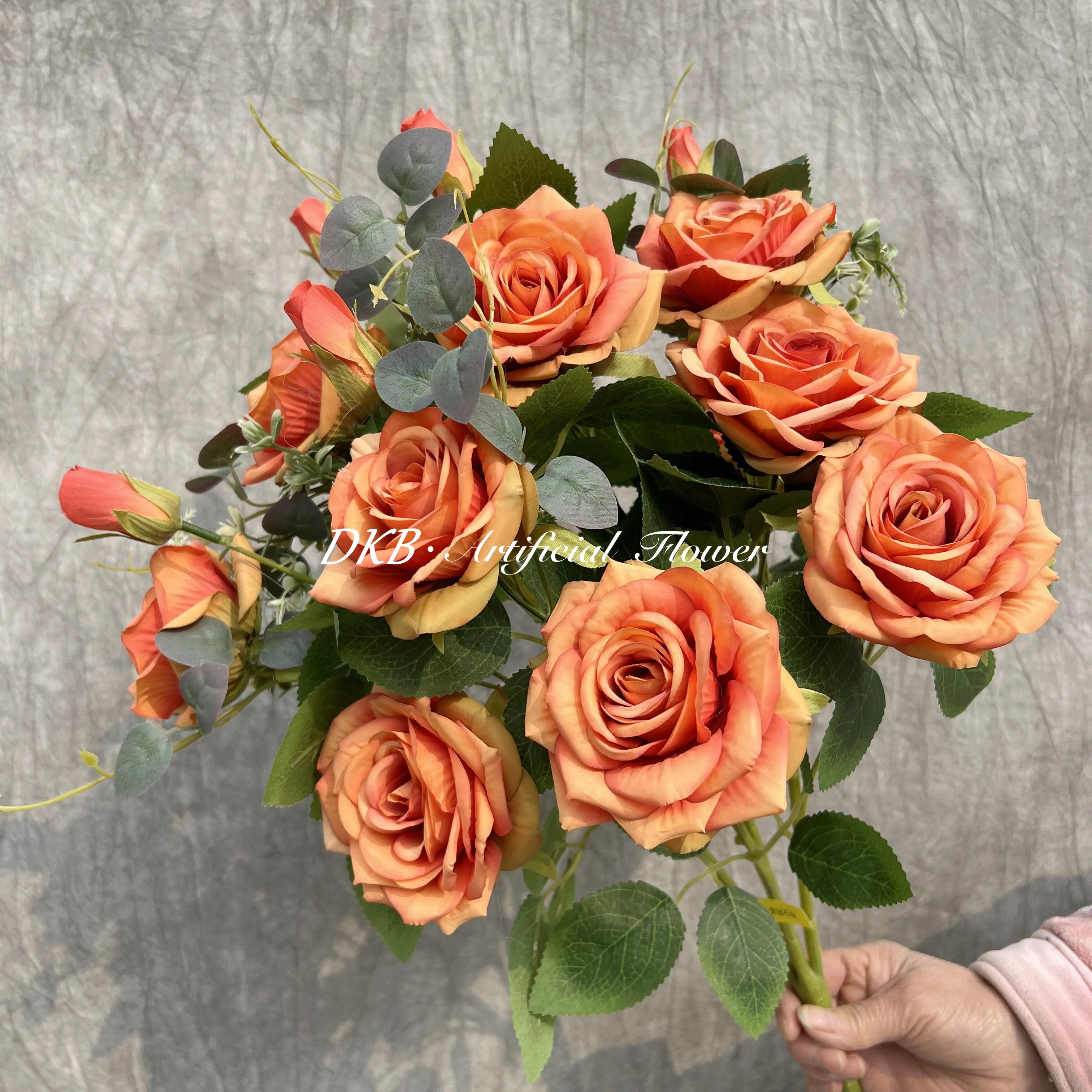 wedding decoration & supplies low price wholesale premium real touch artificial flowers bunch white flower bunch