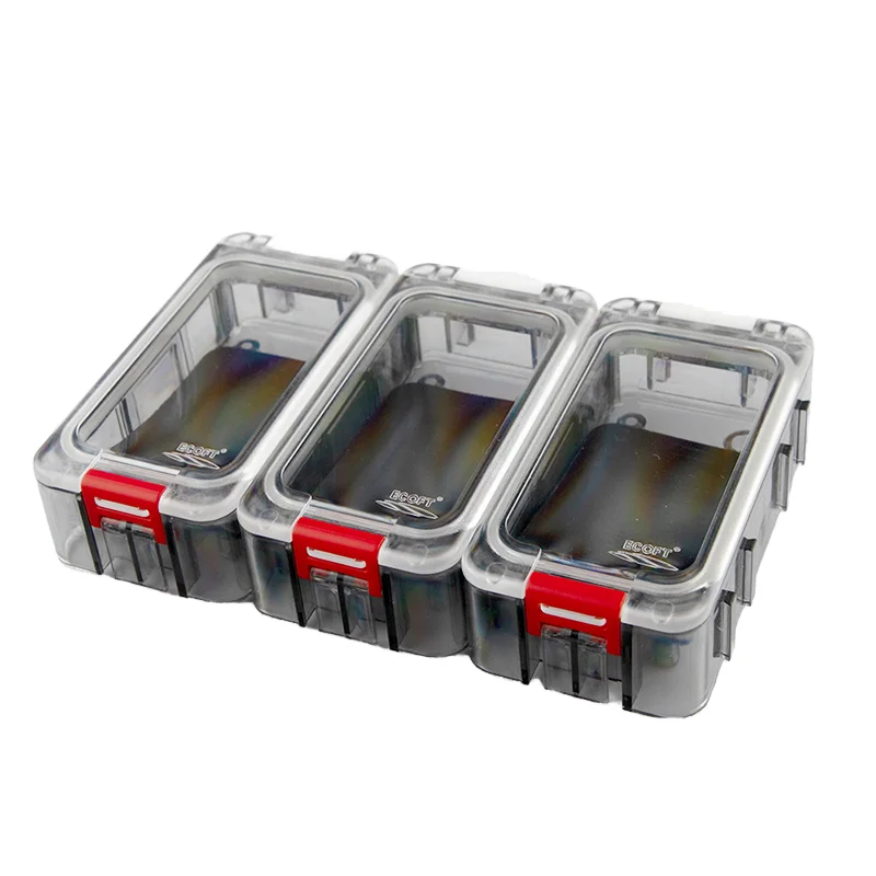 Multi-Position Plastic Lure Box for Lake River Stream Reservoir Pond Ocean Boat Fishing