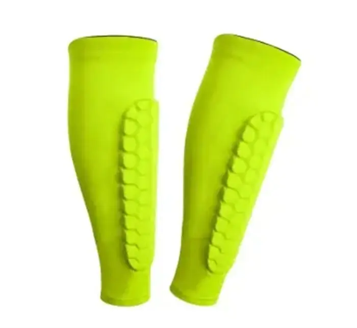 Custom Soccer Football Shin Brace Honeycomb Anti-Collision Guard Sports Fitness Leg Protector Compression Calf Support Sleeves
