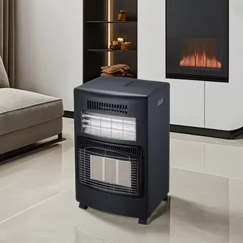 Factory hot selling freestanding infrared mobile gas room heater energy saving with casters gas heater for home