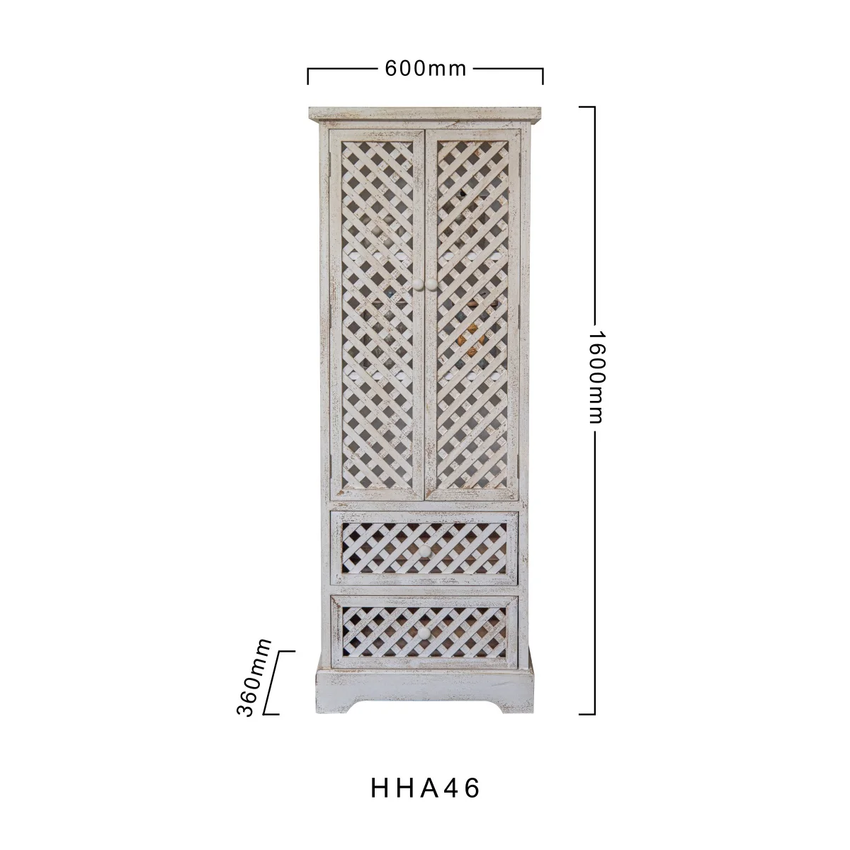 INNOVAHOME factory outlet thin solid wood tall white washed storage cabinet for living room