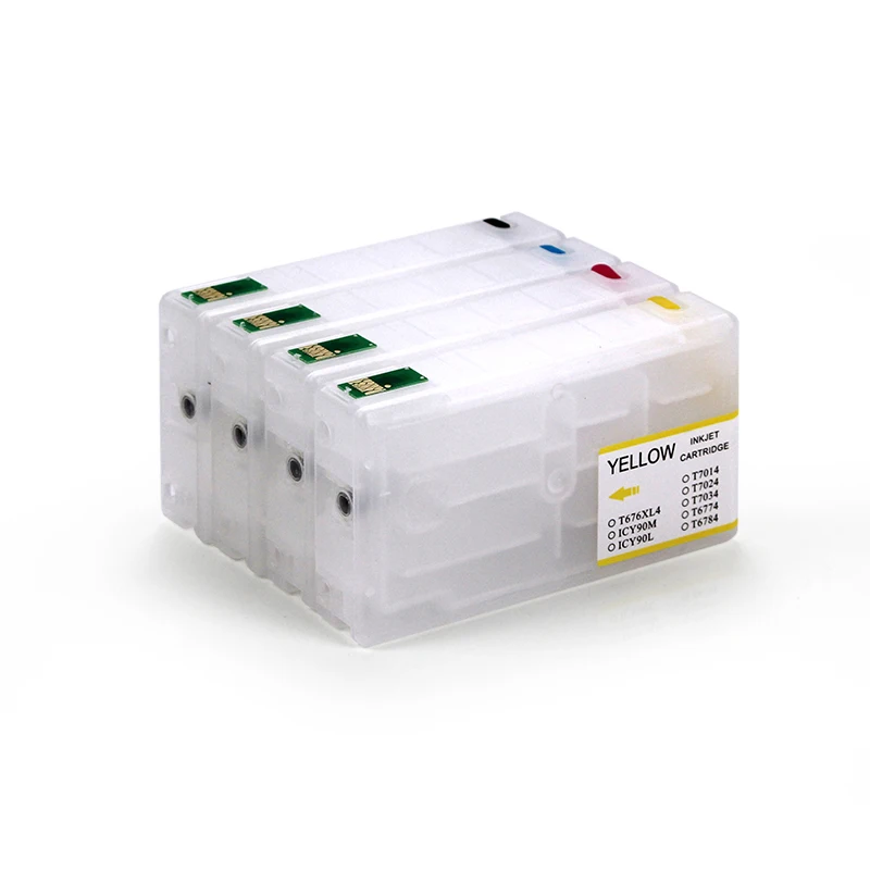 empty refill ink cartridge T701 T702 T703 for EPSON WP-4000 4015 4025 4095 4500 4515 4525 4535 4545 4595 printers