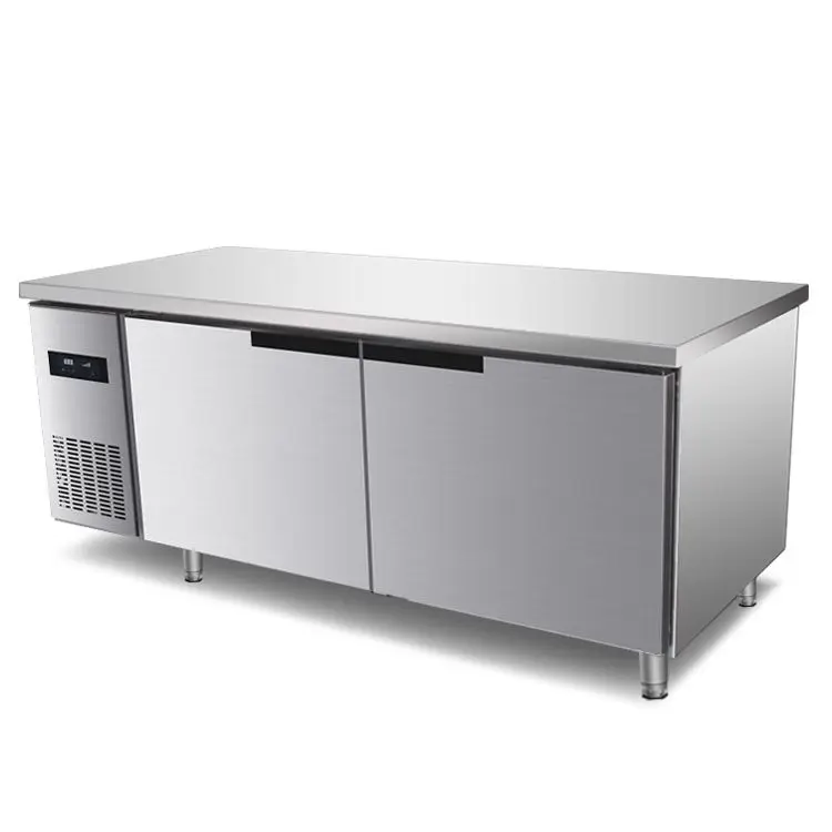 2 Door Direct Cooling Under-counter Refrigerator Commercial Food Refrigeration Equipment