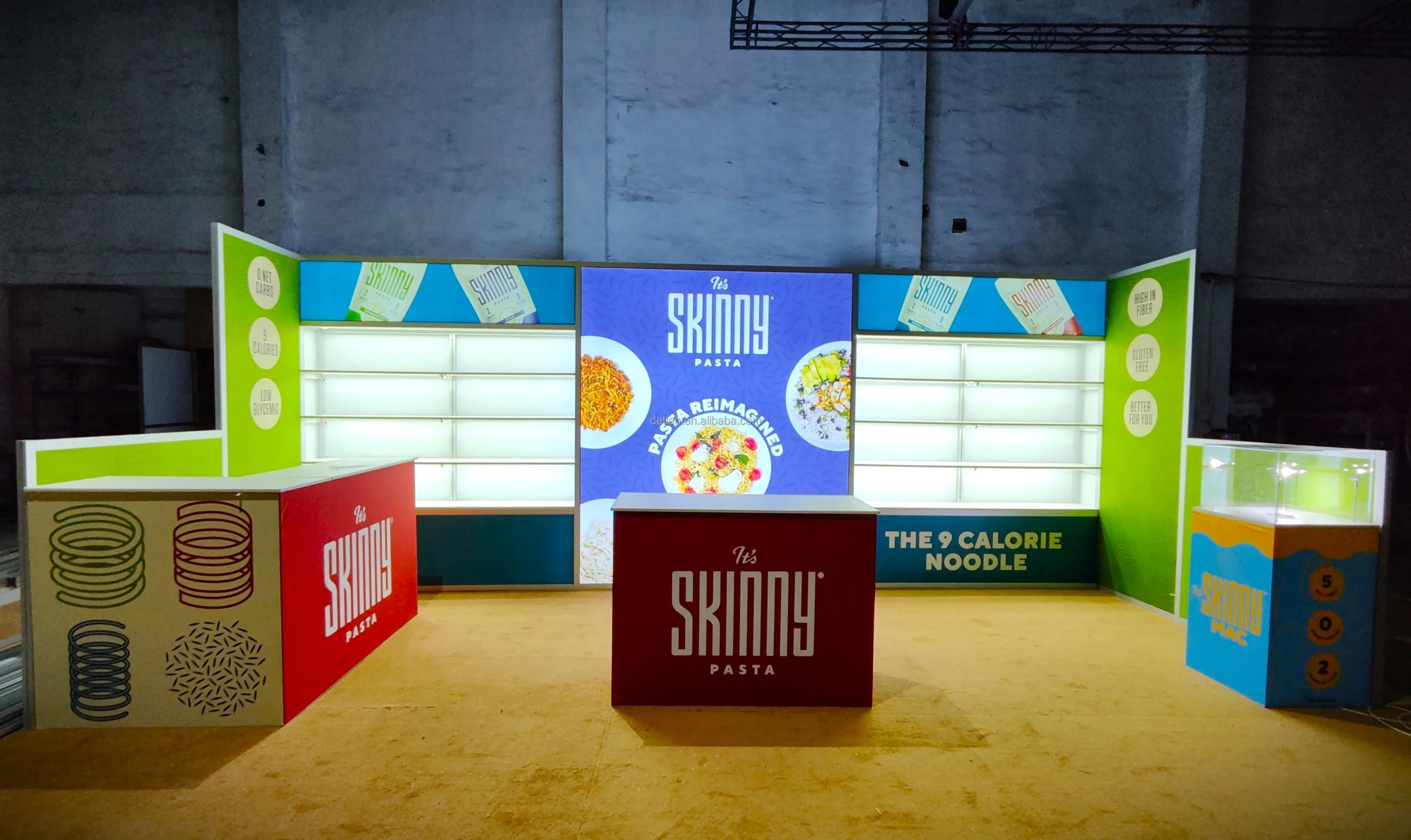 10x20 Modular Expo Booth Design Display Aluminium Frame Backlit Exhibition Island Exhibit Booth For Trade Shows