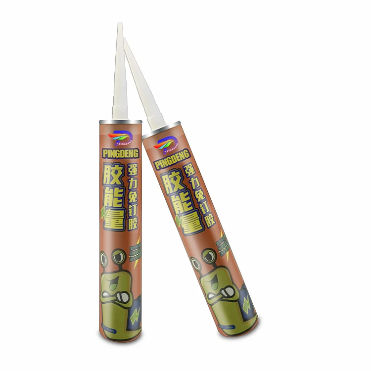 Wholesale strong adhesion heavy duty liquid nail free adhesive Glue  fast drying for steel doors pvc panel marble stone wood