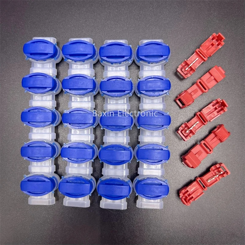 Outdoor 20pcs 314 5pcs 951 22-14AWG blue 3 pin none stripping 25pcs customize packing IDC 314 connector