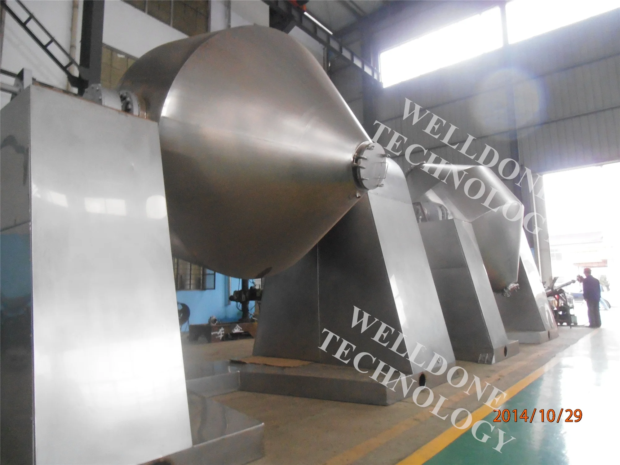 SZG Series High Quality Food Chemical Industry Rotary Vacuum Double Cone Conical Dryer Drying Machine