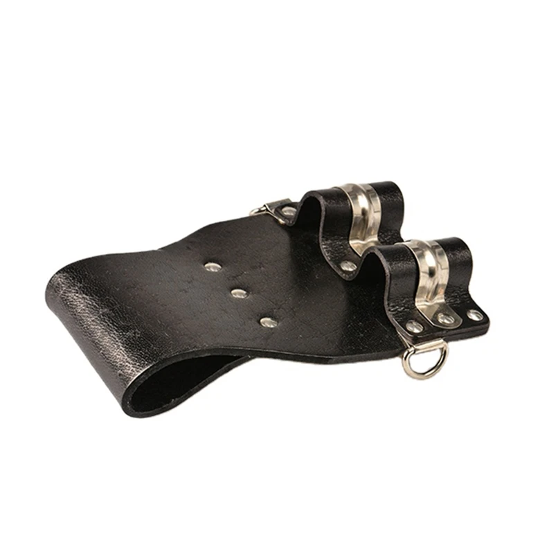 Layer cowhide scaffold leather Double Frog and scaffold leather belt bag