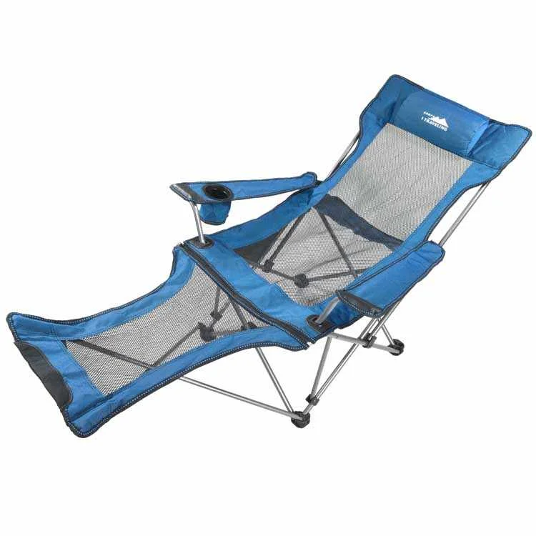 
Outdoor folding beach chair portable picnic barbecue fishing chair lunch break siesta hospital escort recliner 