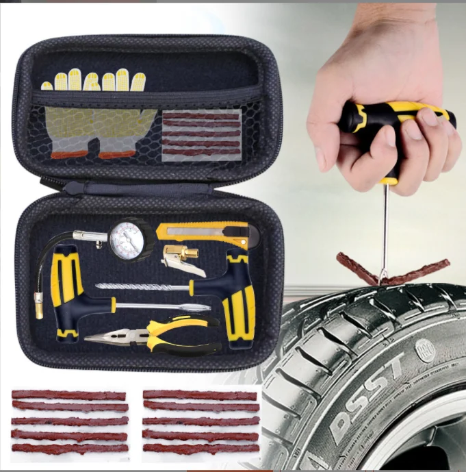 High Quality Car Bike Motorcycle Hand Dent Car Tyre Repair Tool Car Tire Repair Kit