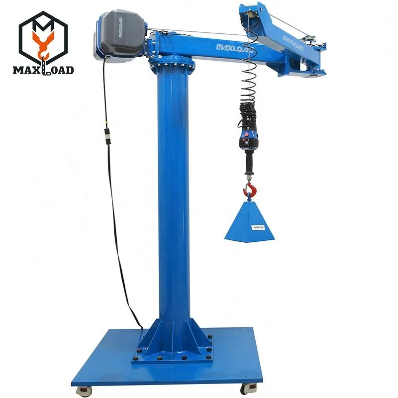 360  Degree Electric Rotation Jib Crane 300kg Electric Hoist Type  Folding Crane JlB Crane