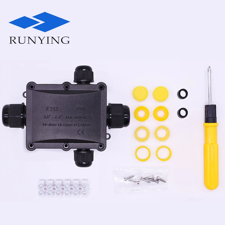 Personal usage Waterproof Enclosure IP68 Outdoor LED Lighting Cable Connection Junction Box With Terminal tools