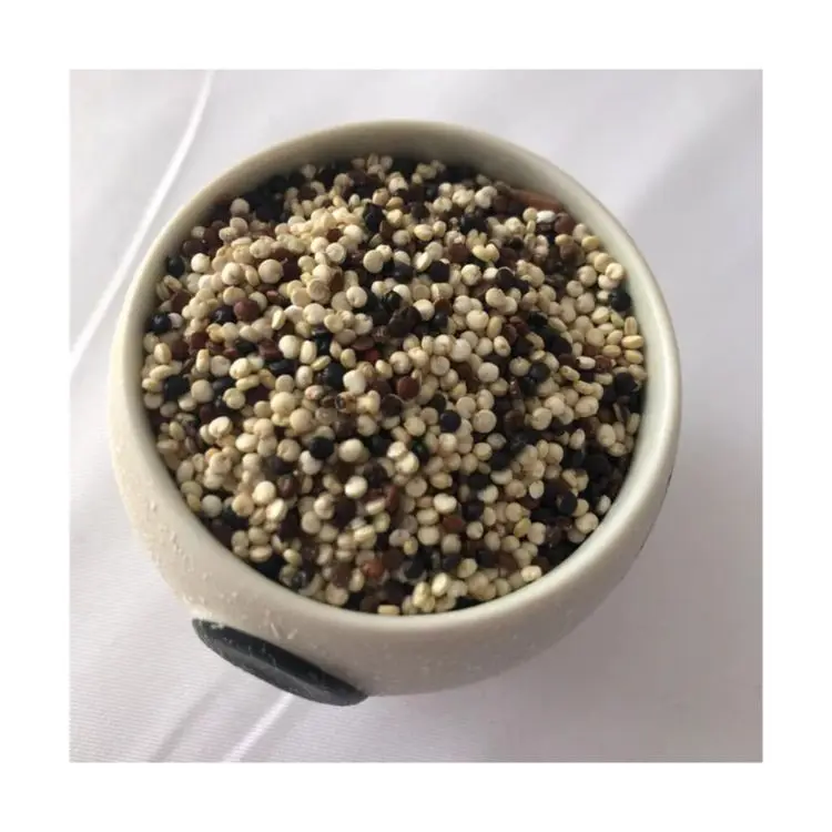 High quality three-color white/red/black organic grain quinoa for breakfast