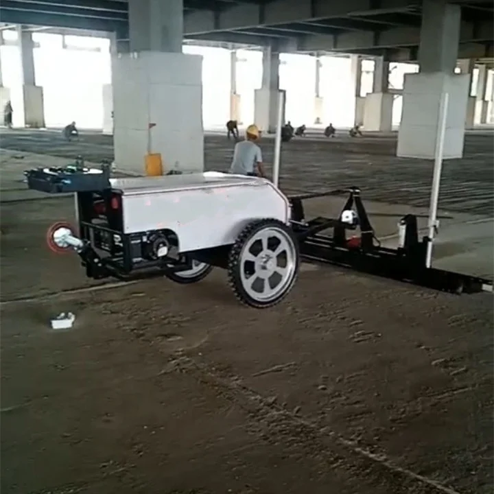 Good quality Construction Equipment Two wheel gasoline concrete laser screed machine road floor leveling machine