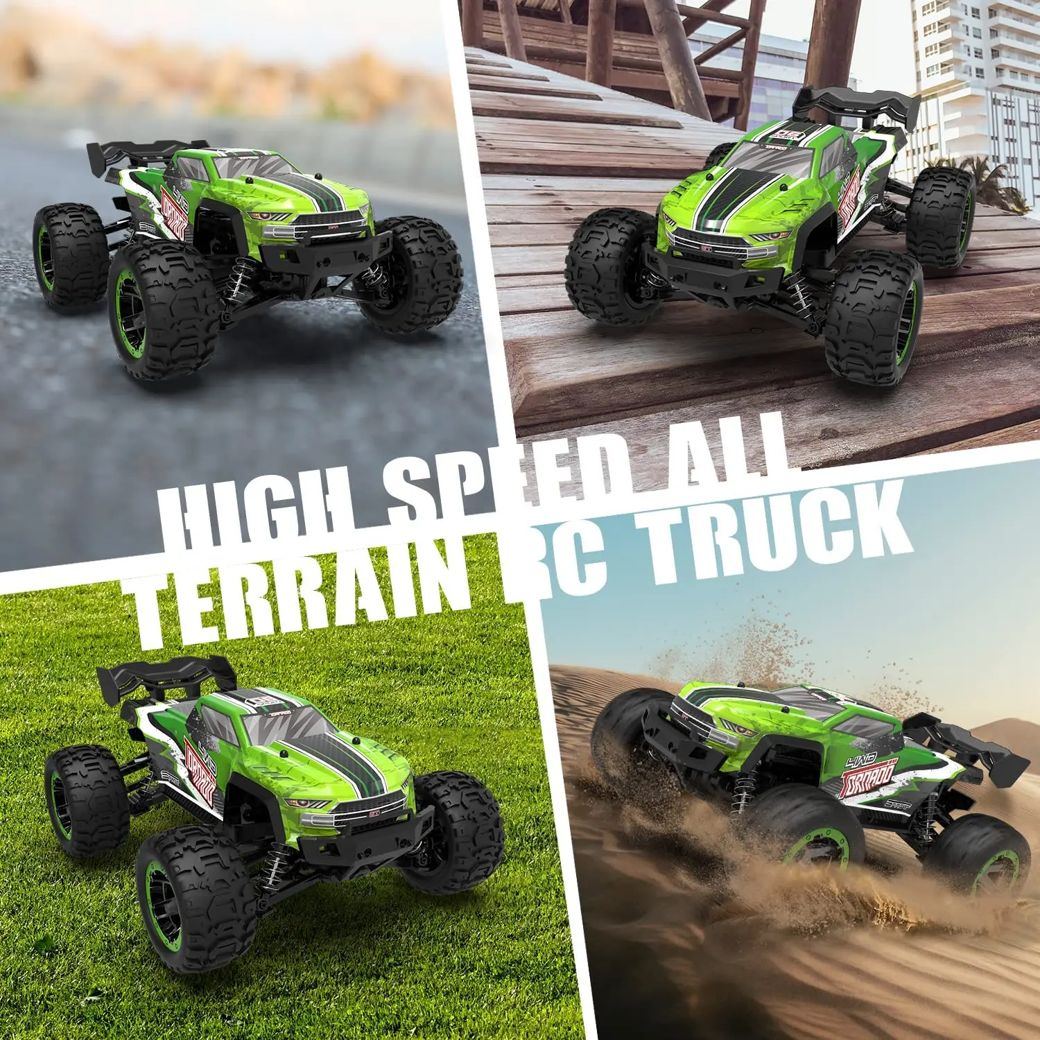 Wholesale High Speed RC Car 1/16 1:16 Scale RC Truck 2.4G 4WD Off Road Racing Car Toys Christmas Gifts 785-7
