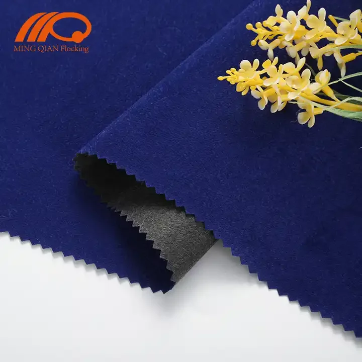 High Quality Active Demand Spunlace Nonwoven Claimond Veins Velvet Fabric For Upholstery & Package