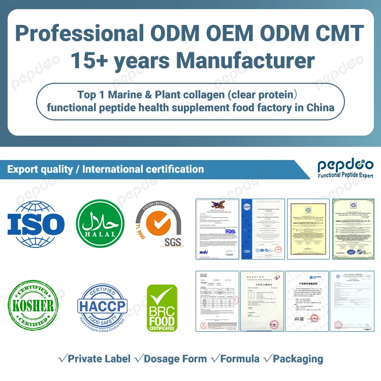 China small molecule plant peptide herbal extracts Hemp seeds Peptide weight loss peptides