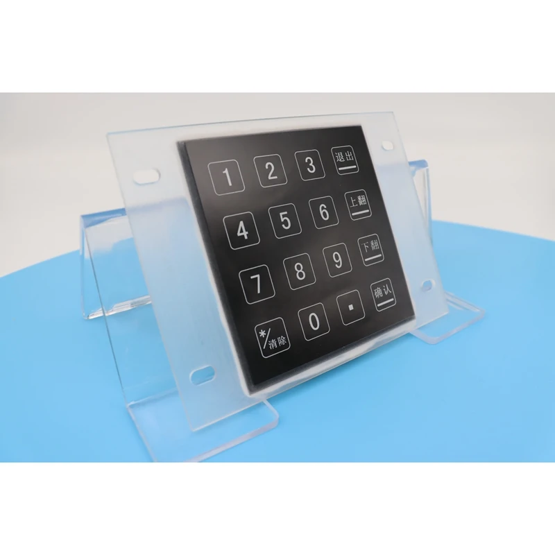 Touch capacitive long life waterproof and dustproof induction keyboard