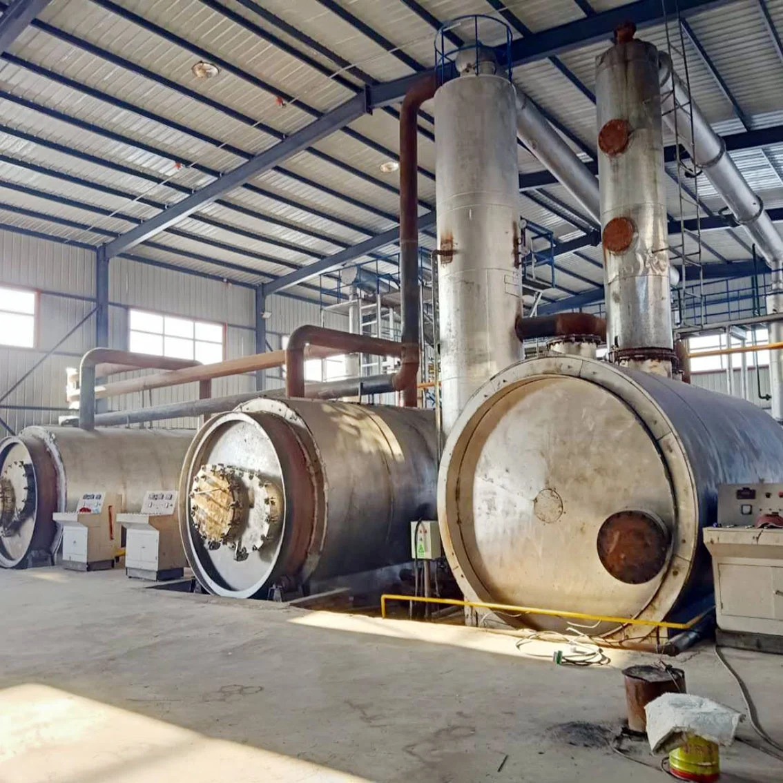 Дизельное и бензиновое Пиролизное оборудование из отработанного пластика