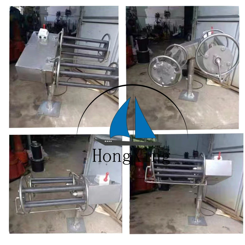 Double wheel net winch  One machine with multiple functions Special Hot Selling Marine Hardware Pulley Hydraulic Fish Net Hauler