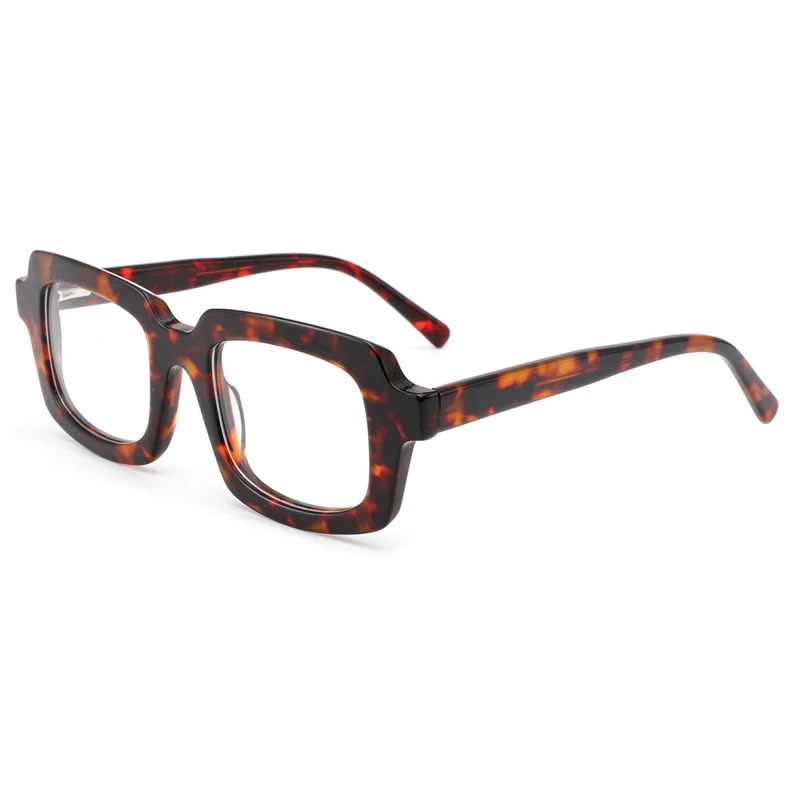 stocks from factory low price thick acetate eyewear 2023 brand designer optical frames acetate