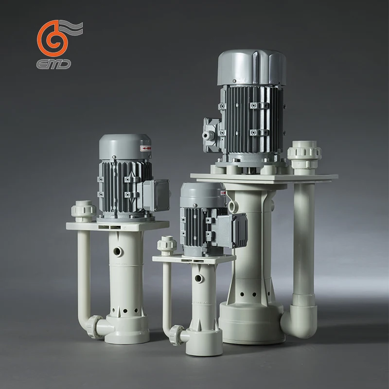 Dry-Running Vertical acid and Alkaline Resistant Pump For Waste Gas Scrubber