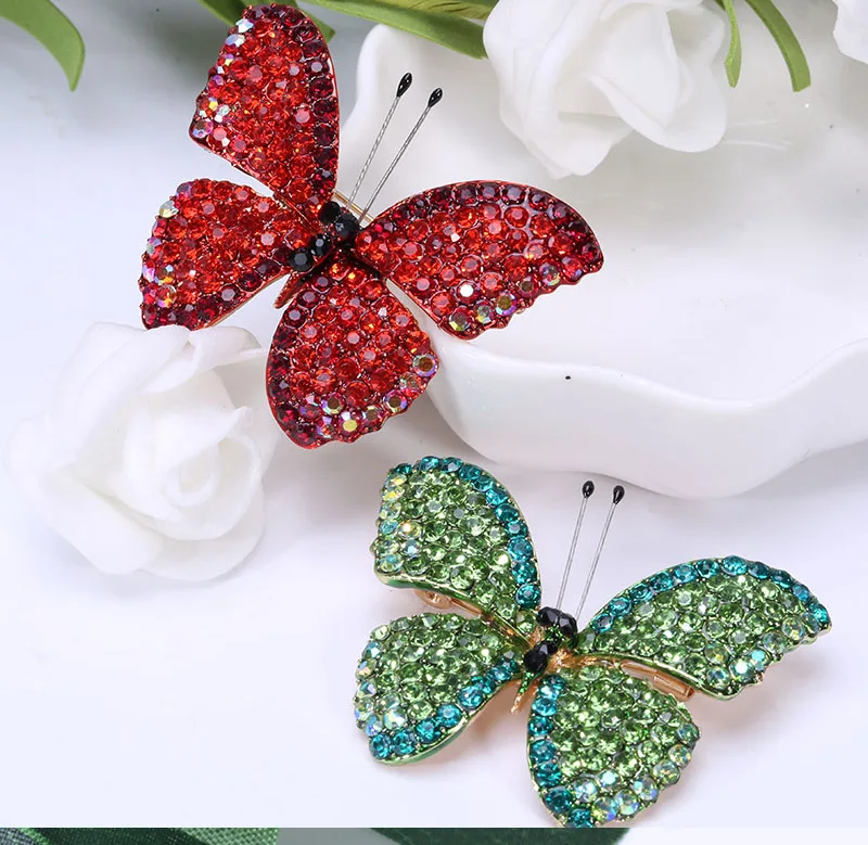 Factory wholesale price butterfly brooch temperament clothing accessories cc brooch women