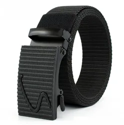 Fashion Customized New Design Military Outdoor Tactical Nylon Duty Cheap Web Canvas  Automatic Buckle Fabric Belt