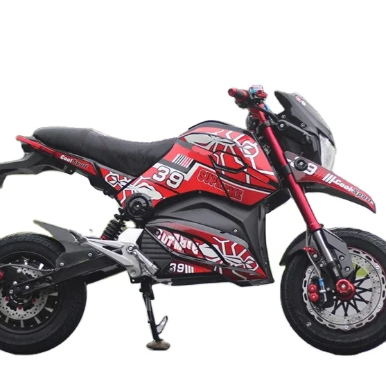 Three Motor Wheels Racing Cross Classic 4000W Bobber Conversion 200Km Wheel Adult 72V 125Cc 20Kw E Bike in Electric Motorcycle