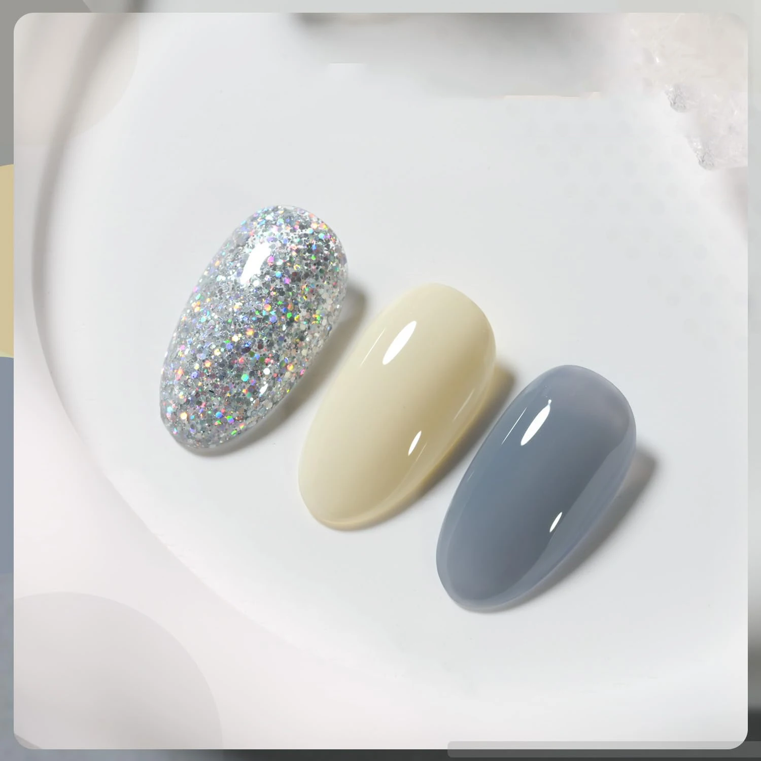 ROSALIND Custom new 15ml vernis semi permanent long lasting UV light cure jelly yellow blue color nail gel polish for nail salon