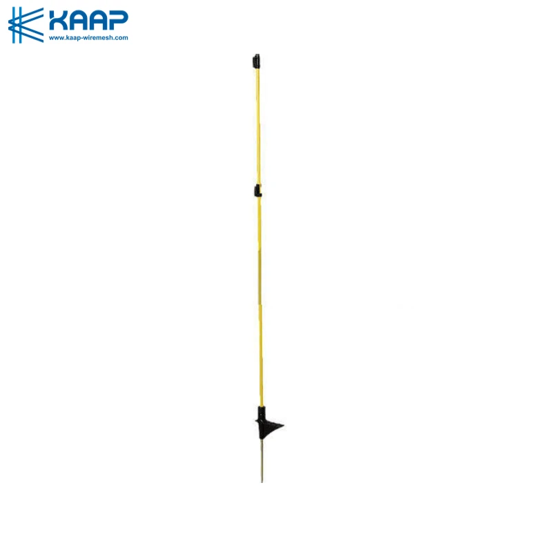 Oval Fiberglass Posts with Metal Spike made in China