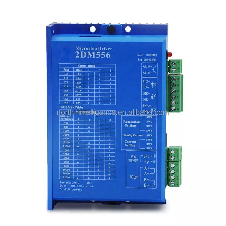 4 Axis best stepper driver Nema 23 cnc stepper driver 2dm556 stepper driver