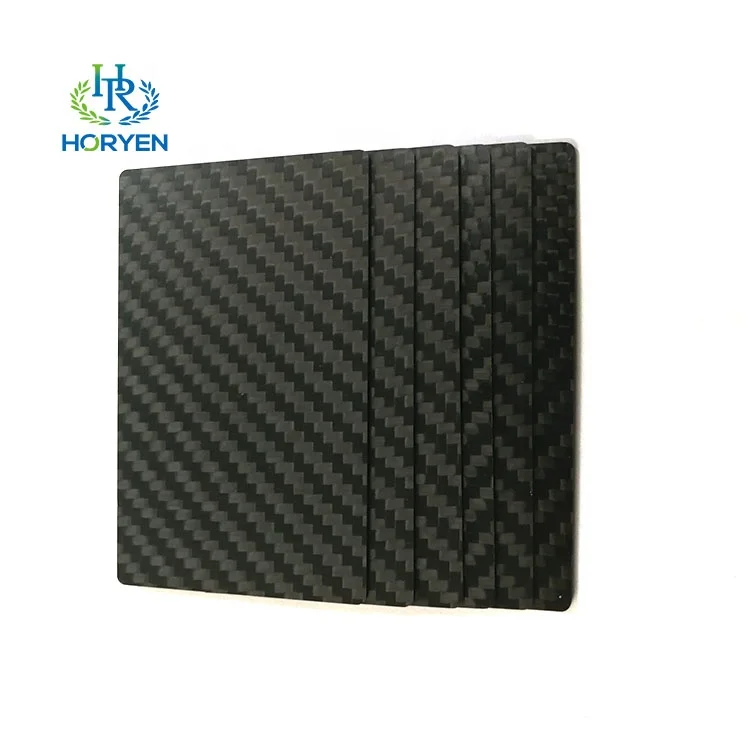 Horyen manufacture cheap OEM carbon business card