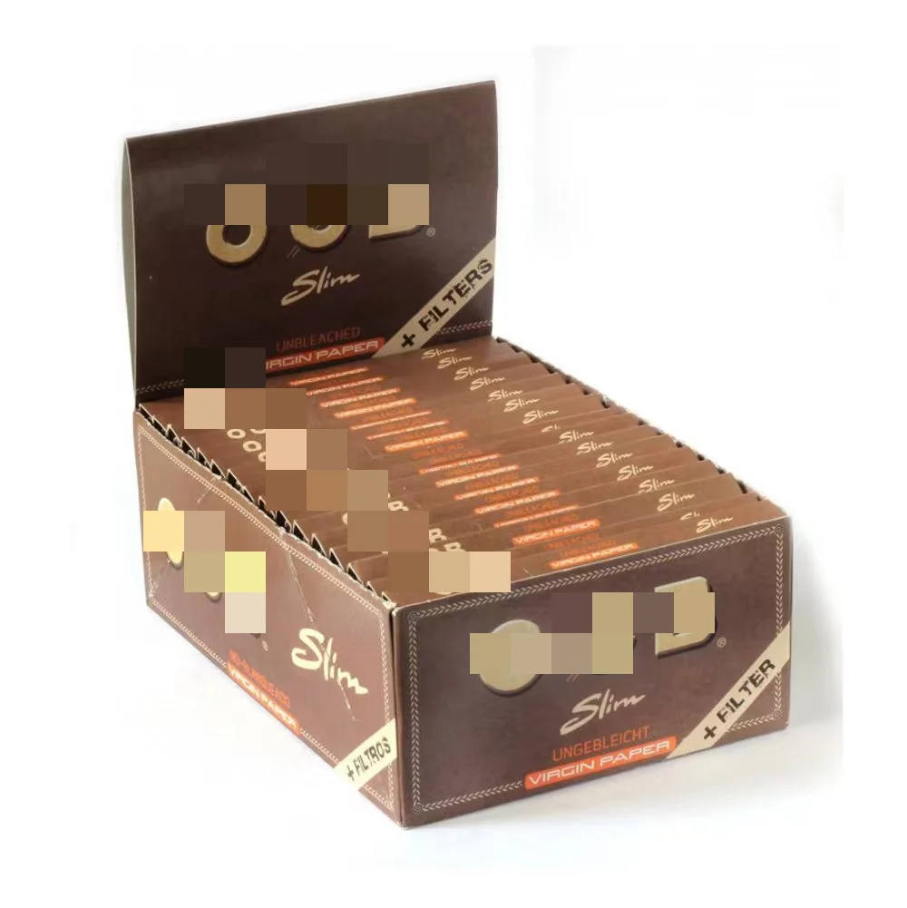 Factory direct price wholesale Cigarette paper Organic 1 1/4 Size Rolling Papers For Smoking