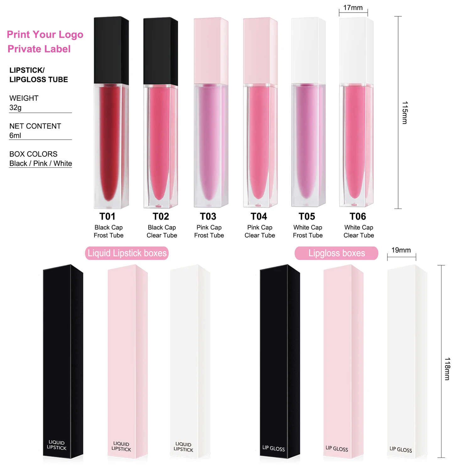 Cosmetic custom logo private label liquid lipstick waterproof makeup high quality matte liquid lipstick