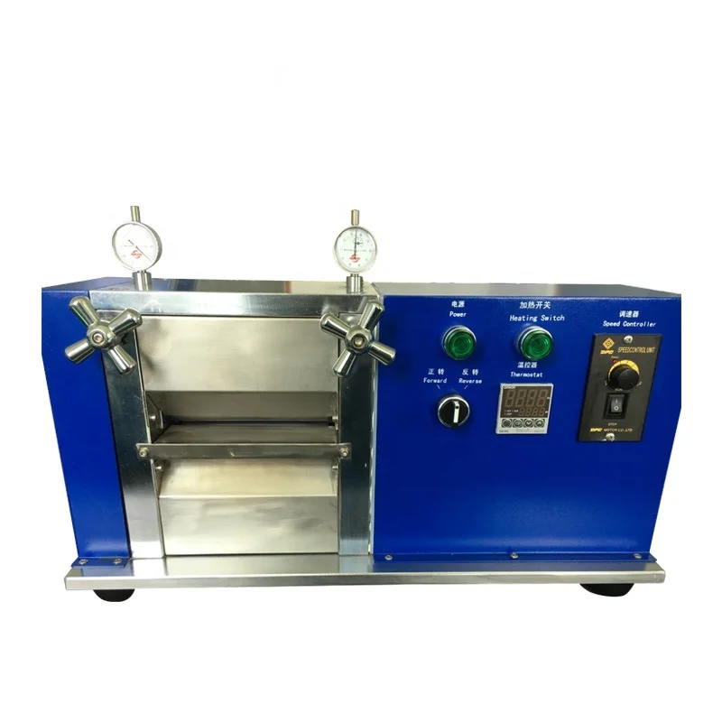 Lab small electric hot rolling press machine for lithium battery electrode making