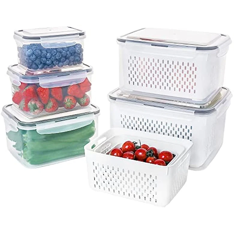 Glass containers for food storage Square Deeper air tight glass food storage container with lid