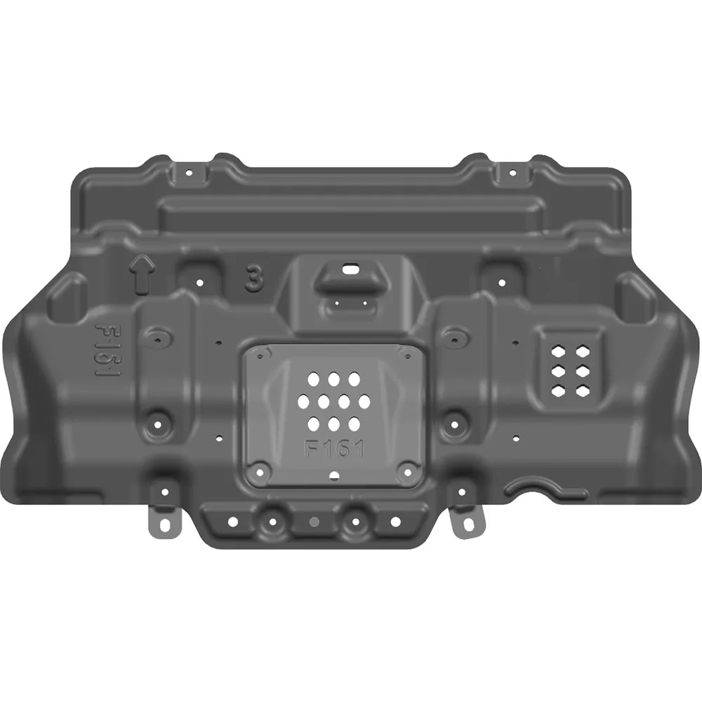 Body Parts Lower Underbody Guard Aluminum Alloy Prado LC120 Engine Cover Full Skid Plates for Toyota