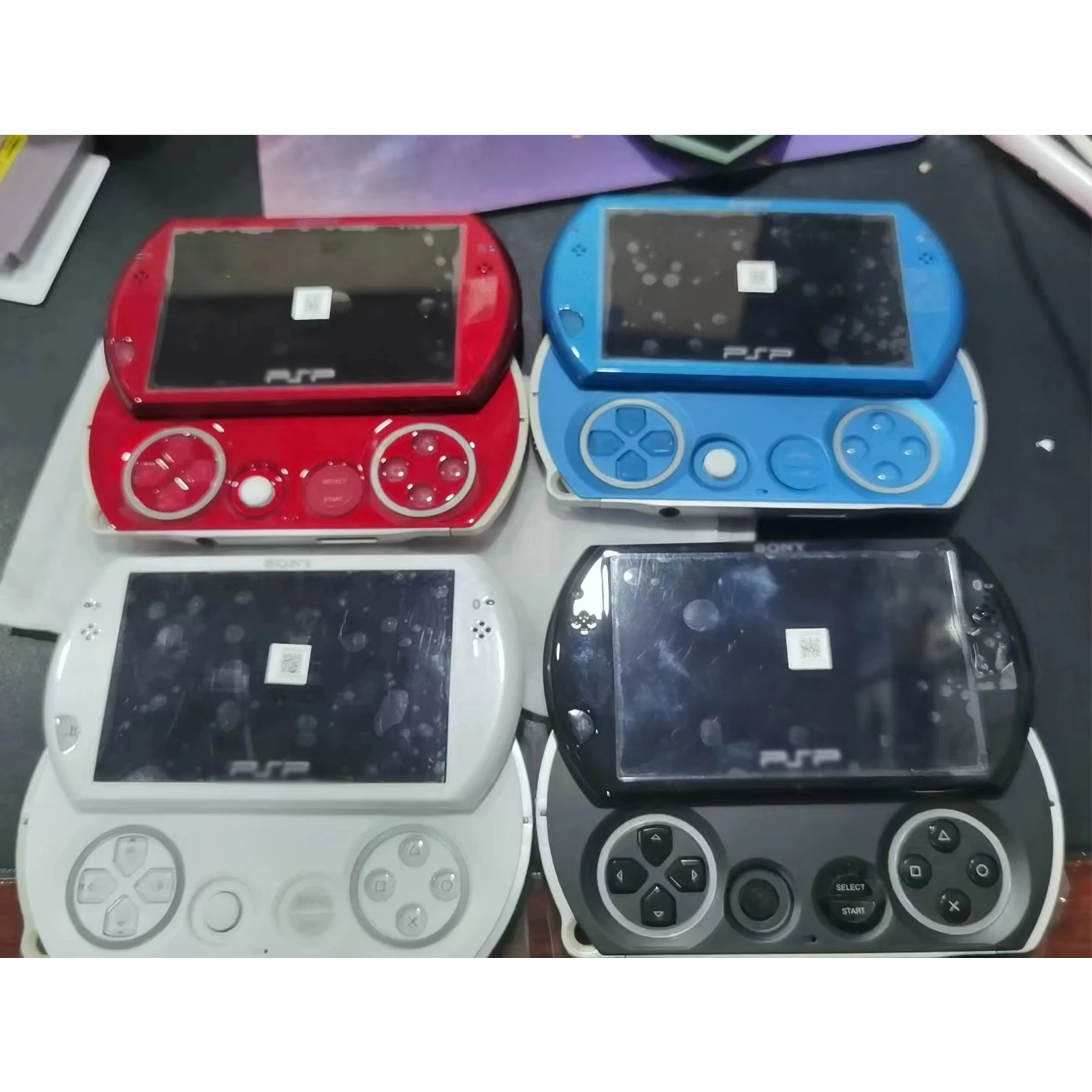 Refurbished shell Handheld video game palyer console For playstation PSP GO